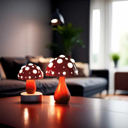 Paddestoelen grote lamp