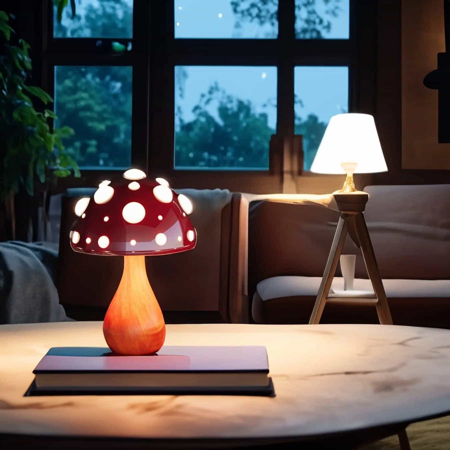 Paddestoelen grote lamp